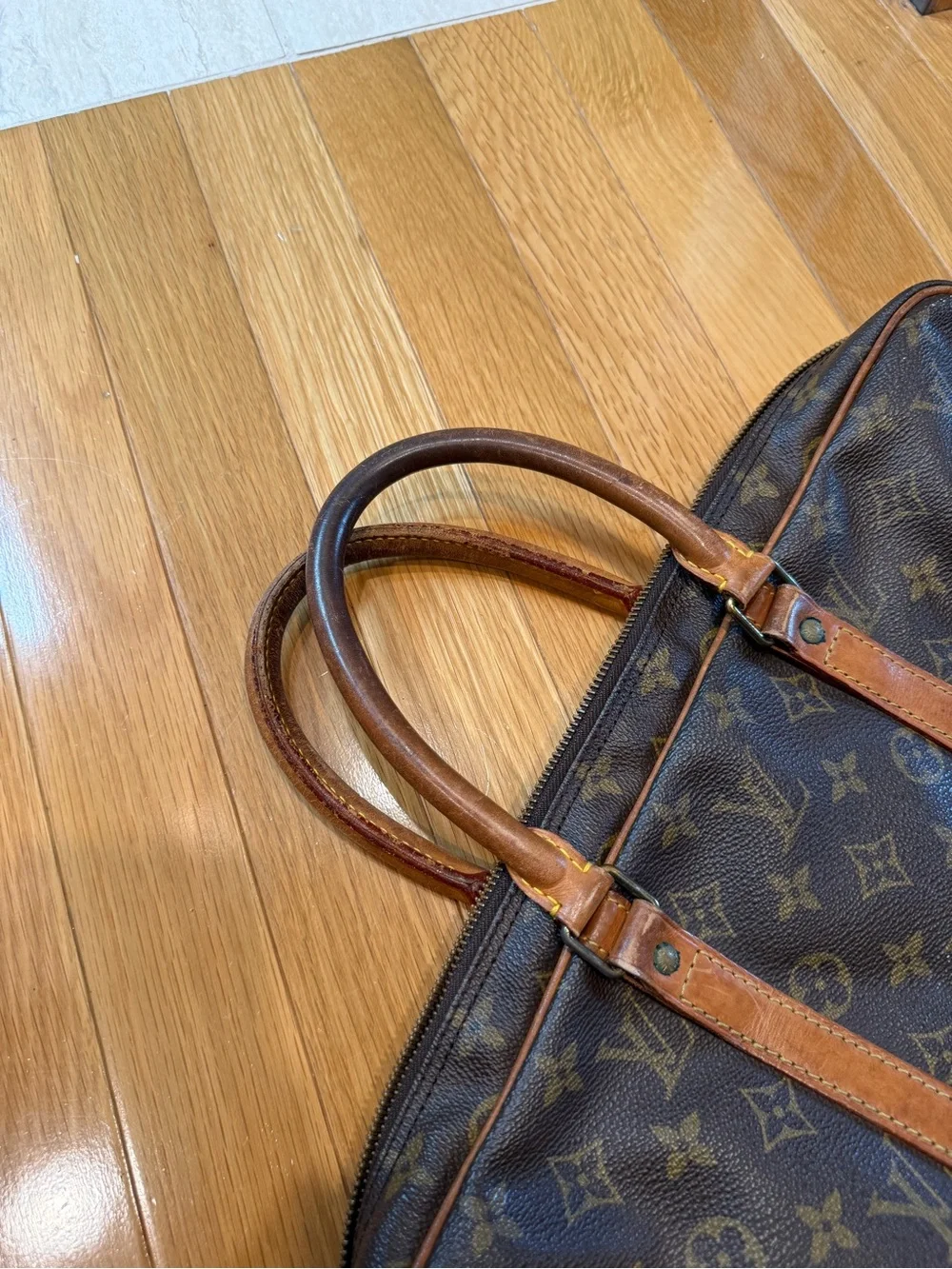 Louis Vuitton Monogram Canvas Laptop Briefcase in Brown and Tan